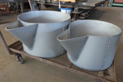 【製缶品】チタン製　同業他社アルミ鋳物屋さん向け取鍋